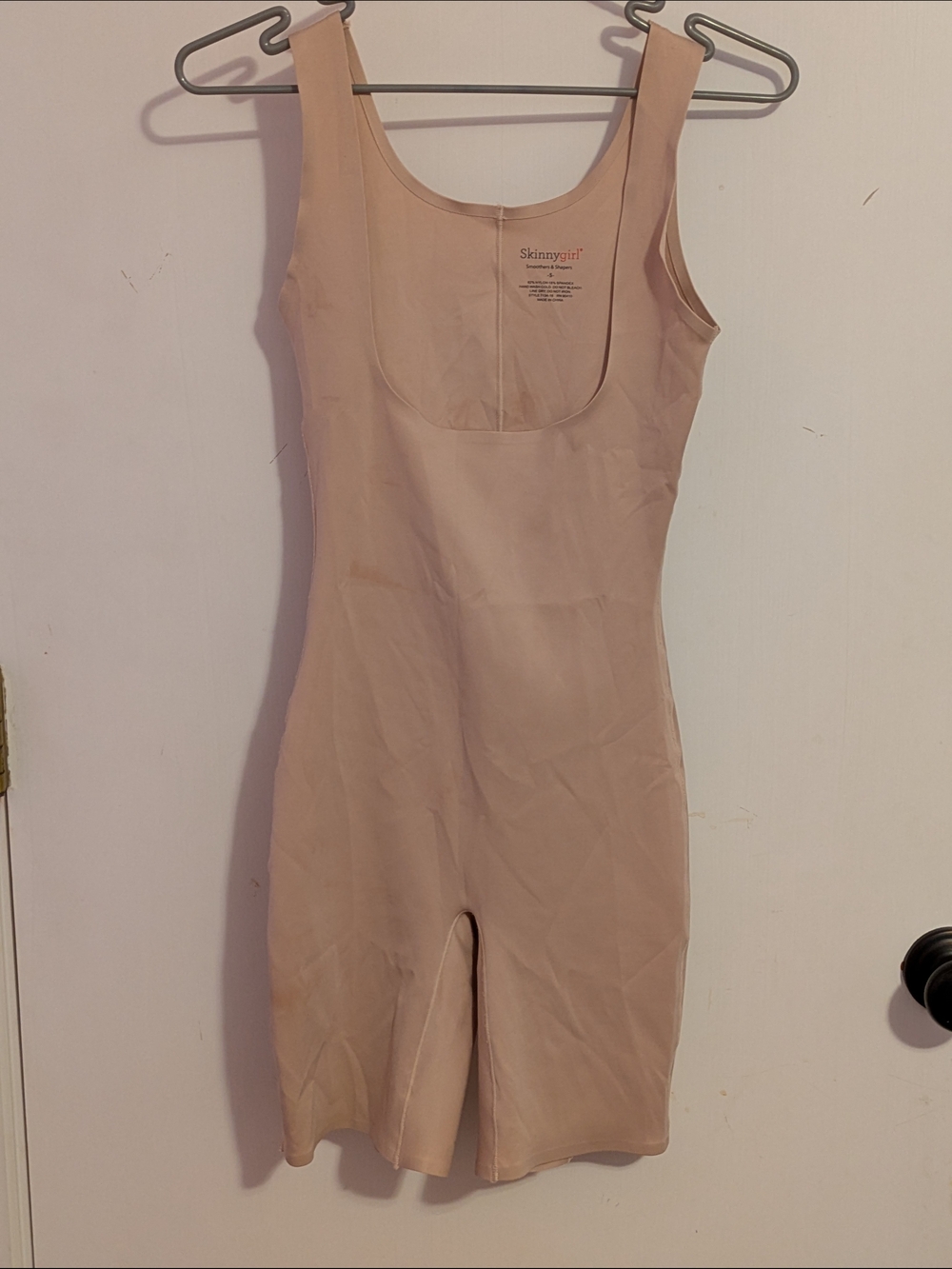 Skinnygirl Nude Shaping Bodysuit Romper